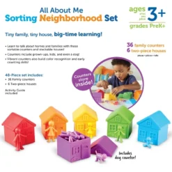 Learning Resources All About Me Sorting Neighborhood, 6 Pieces, Ages 3+ -Learning Resources GUEST 010ae743 622b 498c 8f51 fb8633cd18fc