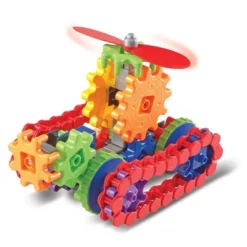 Learning Resources Gears! Gears! Gears! Machines In Motion, STEM Toys For Kids, Gear Toy, 116 Pieces, Ages 5+