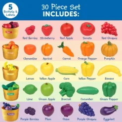 Learning Resources Farmers Market Sorting Set: Preschool Educational Math & Counting Kit With Plastic Cups -Learning Resources GUEST 03d31572 5ea9 4087 8be2 0803b7268d94