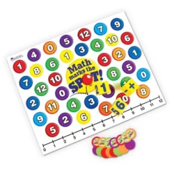 Learning Resources Math Marks The Spot Floor Game, Addition & Subtraction, Ages 5+ -Learning Resources GUEST 040a53cb 8b41 4ccf 804b 4a56017fa4a7