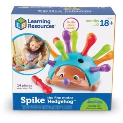 Learning Resources Spike The Fine Motor Hedgehog: Stacking Toys & Sorting Set, 14 Pieces, Develops Fine Motor Skills -Learning Resources GUEST 043e94bb 801e 4204 820e 51758f55116d