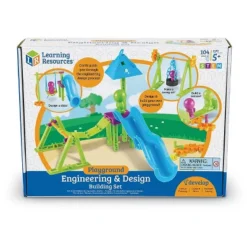 Learning Resources Playground Engineering & Design STEM Set, 104 Pieces, Ages 5+ -Learning Resources GUEST 04e02ce5 3242 482e 91bc 967b46c293e6