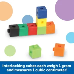 Learning Resources Gram Unit Cubes, Set Of 1000, Ages 6+
