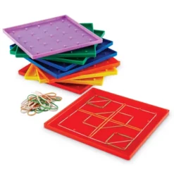 Learning Resources Class Pack Geoboards, 7", Set Of 10