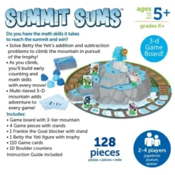 Learning Resources Summit Sums Game: Educational Math Board For 2-4 Players -Learning Resources GUEST 2950cd1f 8c2b 418a 93a1 c80318bf5437