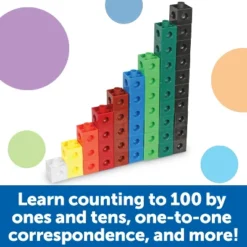 Learning Resources Snap Cubes, Set Of 500, Ages 5 And Up