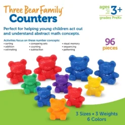 Learning Resources Learning Resouces Three Bear Family Bear Family Counters Rainbow Set -Learning Resources GUEST 33724300 ed20 4b1f 8840 fcf3c43b1938