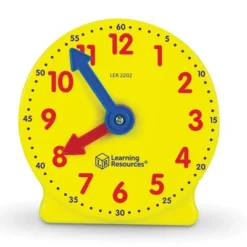 Learning Resources Big Time Mini Clock Teaching Clock Classroom Accessories Ages 5plus: Plastic, Kindergarten, Teaching Aid -Learning Resources GUEST 338ecfed d6de 4ef9 a701 e682308ab0ba