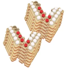 Learning Resources Hand2mind Foam RekenRods Ten Frame Boards, Set Of 24