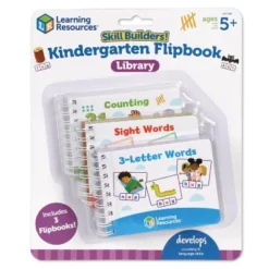 Learning Resources Skill Builders! Kindergarten Flipbook Library: Teaching Aid For Toddler & Preschool Education -Learning Resources GUEST 372bcf47 cf37 47b4 93a9 e0f77affddc8