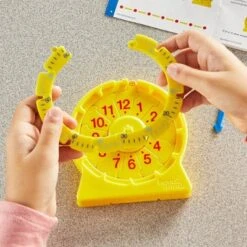 Learning Resources Hand2mind NumberLine Clock Classroom Kit