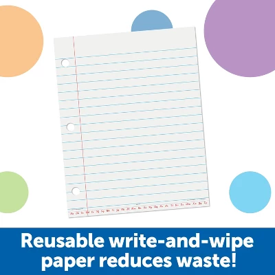 Learning Resources Magnetic Notebook Paper, 22"L X 28"H 3 Learning Resources Magnetic Notebook Paper, 22"L X 28"H