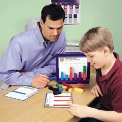 Learning Resources Learning Resouces Rainbow Fraction Fraction Tower Activity Set, Ages 5+