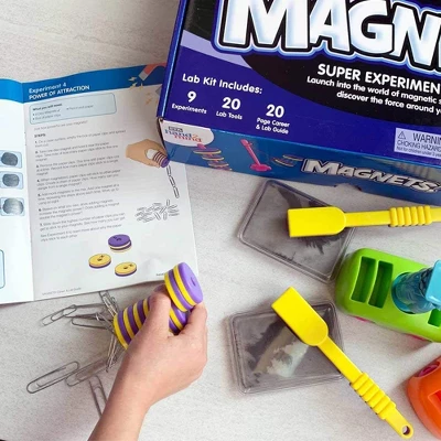 Learning Resources Hand2min Magnets Super Science Kits For Kids, Science Experiments And Fact-Filled Guide 3 Learning Resources Hand2min Magnets Super Science Kits For Kids, Science Experiments And Fact-Filled Guide