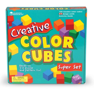 Learning Resources Creative Color Cubes Activity Set 6 Learning Resources Creative Color Cubes Activity Set - Image 4