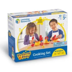 Learning Resources Pretend & Play Cooking Set, 10 Pieces, Ages 3+ -Learning Resources GUEST 4caf917e 1bc8 4535 92ac a84299bbeeba