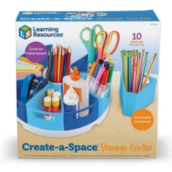 Learning Resources Create-A-Space Storage Center - Blue -Learning Resources GUEST 4d76464a 7955 4628 95f6 b4db43ed6a1d