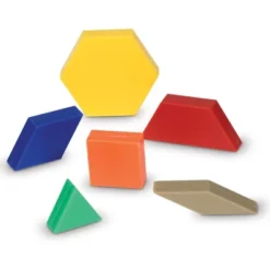 Learning Resources Plastic Pattern Blocks - Set Of 250, Ages 3+ -Learning Resources GUEST 56131392 08e9 4c27 90ac 477cf15f925e