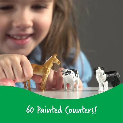 Learning Resources Farm Animal Counters, Set Of 60 Math Counters, Ages 3+ 4 Learning Resources Farm Animal Counters, Set Of 60 Math Counters, Ages 3+ - Image 2