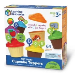 Learning Resources ABC Party Cupcake Toppers -Learning Resources GUEST 5b7a2a5f 05ac 4c96 80fe afaaecb15e6e