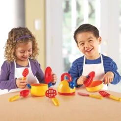 Learning Resources Pretend & Play Cooking Set, 10 Pieces, Ages 3+ -Learning Resources GUEST 5c07a3d8 3ca3 42ab b16c bd4ac0de1d4c