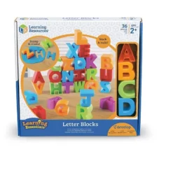 Learning Resources Letter Blocks, Fine Motor Toy, 36 Pieces, Ages 18 Mos+ -Learning Resources GUEST 637b5984 b73a 470c 81fe 27bf10428f4d