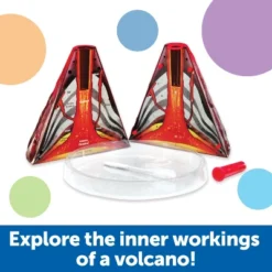 Learning Resources Erupting Cross Section Volcano Model