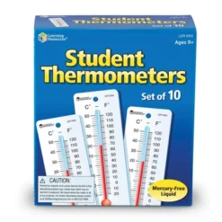 Learning Resources Student Thermometers Classroom Supplies Homeschool Set Of 10 Ages 8plus: Glass & Plastic, Teaching Aid -Learning Resources GUEST 6a8cf9f4 19c4 414a bca2 760e2e9222d0
