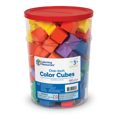 Learning Resources Hands-On Soft Color Cubes, Set Of 102, Assorted Colors, Ages 3+ 5 Learning Resources Hands-On Soft Color Cubes, Set Of 102, Assorted Colors, Ages 3+ - Image 3