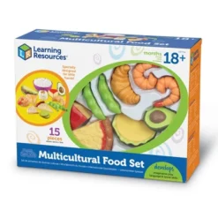 Learning Resources New Sprouts Multicultural Food Set, 15 Pieces, Ages 18 Mos+ -Learning Resources GUEST 70b32d47 8b31 4fca 9e41 c1e9fdcd16f8