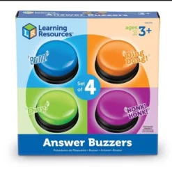 Learning Resources Answer Buzzers - 4pk: Teaching Aid, Educational Tools For Kindergarten & Preschool -Learning Resources GUEST 7f268291 bd49 41a1 9935 d5a0e8c755d5