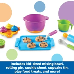 Learning Resources New Sprouts Bake It!, 15 Pieces, Ages 18 Mos+