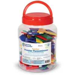 Learning Resources Rainbow Premier Pentominoes - 72 Pieces, Ages 6+ Early Geometry Skills & Concepts, Classroom And Homeschool Supplies -Learning Resources GUEST 8bf682f5 78b8 4ec6 be2a 73fe43ea3265