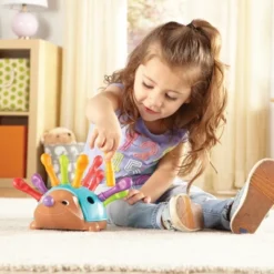 Learning Resources Spike The Fine Motor Hedgehog: Stacking Toys & Sorting Set, 14 Pieces, Develops Fine Motor Skills -Learning Resources GUEST 8d4cc2c0 d5cc 444e 9dfc e59f05bdfc45