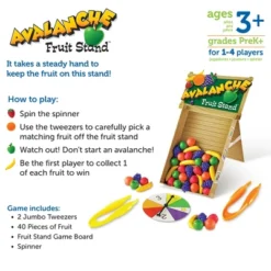 Learning Resources Avalanche Fruit Stand, Fine Motor Game, Ages 3+ -Learning Resources GUEST 922c2fb8 35e6 48ec bc02 ac57e60b9951