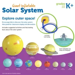 Learning Resources Giant Inflatable Solar System Set, Astronomy For Kids, 12 Pieces, 8 Planets, Grades K+ -Learning Resources GUEST 924d0b25 142b 44d4 a41d 63c851455e19