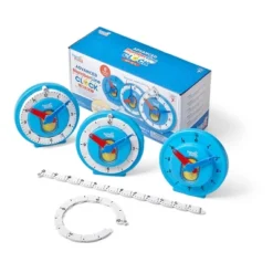Learning Resources Hand2mind Advanced NumberLine Clock (6 Pack)