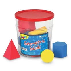 Learning Resources Hands-On Soft Geosolids, Soft Foam 3D Shapes, Set Of 12, Ages 5+ -Learning Resources GUEST 9659af04 8f2d 4460 bd9a b064d5977a5d