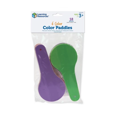 Learning Resources Set Of 18 Color Paddles Grades PreK/Ages 3plus Classroom Supplies 6 Learning Resources Set Of 18 Color Paddles Grades PreK/Ages 3plus Classroom Supplies - Image 4