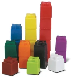Learning Resources Hand2mind Interlocking UniLink Math Linking Cubes, Set Of 500