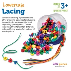 Learning Resources Lowercase Lacing Alphabet, Ages 3+ -Learning Resources GUEST a1b1aa41 66ae 4c72 a0f1 5a401ebe598d