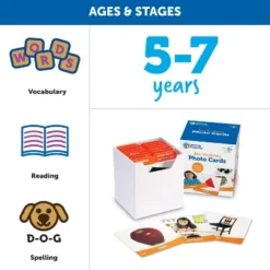 Learning Resources Basic Vocabulary Photo Cards, Ages 5+ -Learning Resources GUEST ab45ef03 3761 4278 96bb 668f945819de