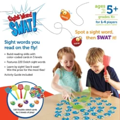 Learning Resources Sight Word Swat® A Sight Word Early Reading Game, 114 Pieces, Ages 5+ -Learning Resources GUEST acb744bf 76e3 4aa8 b084 0afb8d7d9a61