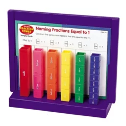 Learning Resources Learning Resouces Rainbow Fraction Fraction Tower Activity Set, Ages 5+ -Learning Resources GUEST ad549c0c 6116 402b 9540 18d76742d864