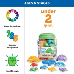 Learning Resources Number Turtles Set, Counting, Color & Sorting Toy, 15 Pieces, Ages 2+ 9 Learning Resources Number Turtles Set, Counting, Color & Sorting Toy, 15 Pieces, Ages 2+ -Learning Resources GUEST bf693afa b99b 4a8d a051 d45ee672fa2a