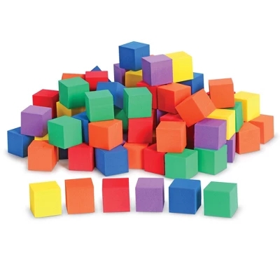 Learning Resources Hands-On Soft Color Cubes, Set Of 102, Assorted Colors, Ages 3+ 4 Learning Resources Hands-On Soft Color Cubes, Set Of 102, Assorted Colors, Ages 3+ - Image 2