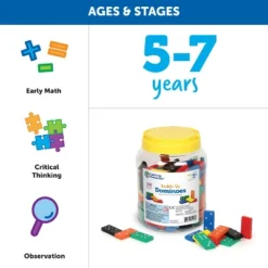 Learning Resources Double-Six Dominoes In Bucket, Ages 5+ -Learning Resources GUEST c399a58f 532c 40c9 a3ac 54a961fec22c
