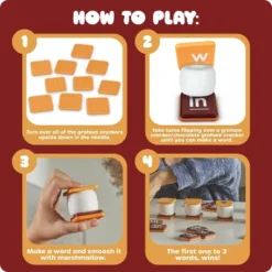 Learning Resources Let's Spell S'mores - Montessori Toys: Educational Reading Game For 2-4 Players -Learning Resources GUEST d7788957 a8ea 4250 b301 83b0787a67fe