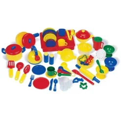 Learning Resources Pretend And Play Kitchen Set - 73 Pieces, Ages 3+ Toddler Toys