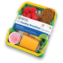 Learning Resources Play Breakfast Basket, 18 Piece Set, Ages 3+ -Learning Resources GUEST dd6fd701 0c71 4f27 8e47 c4d3216809f7